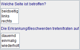 Lokalisation/Häufigkeit