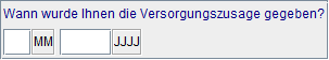 Zeitpunkt Versorgungszusage