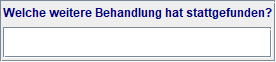 weitere Behandlung