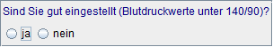 Einstellung