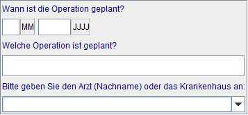 Details geplante Operation