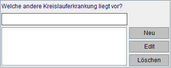 Erfassung andere