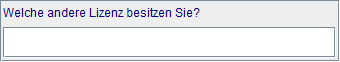andere Lizenz