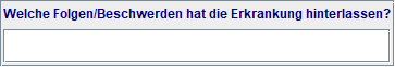 Folgen/Beschwerden