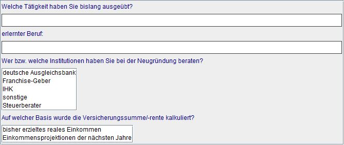 Neugründungsdaten