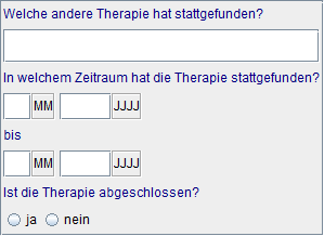 andere Therapie