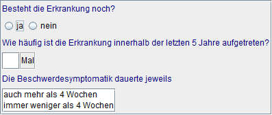 Beschwerdesymptomatik