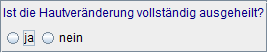 Ausheilung