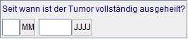 Ausheilungszeitpunkt