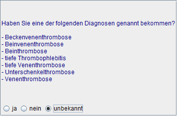 Diagnose