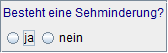Sehminderung