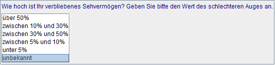Restsehvermögen