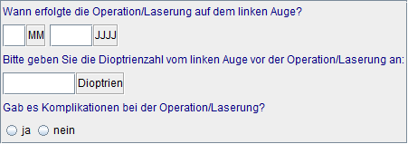 Details zu OP linkes Auge