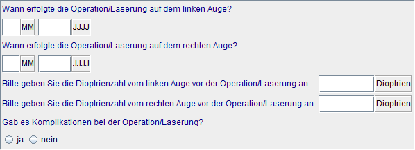 Details zu OP beide Augen