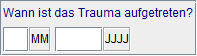 Trauma Zeitpunkt