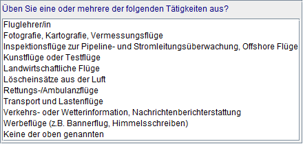Spezielle Tätigkeit