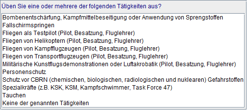 Spezielle Tätigkeiten