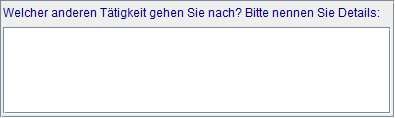 Details andere Tätigkeit