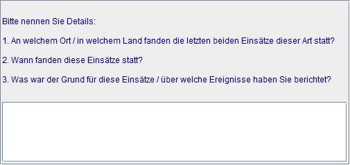 Details Unruhegebiete