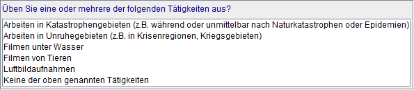 Tätigkeiten