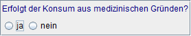 Medizinische Konsumgründe