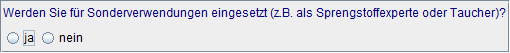 Sonderverwendungen