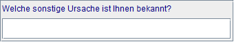 sonstige Ursache