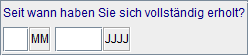 Ausheilungszeitpunkt