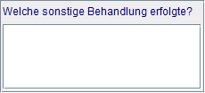 sonstige Behandlung