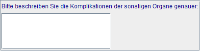 Komplikationen Organe