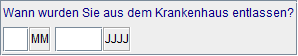 Entlassungszeitraum