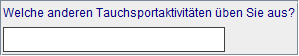 andere Tauchsportart