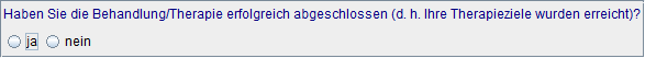 Behandlungsabschluss