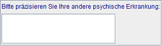 Präzisierung psychische Erkrankung