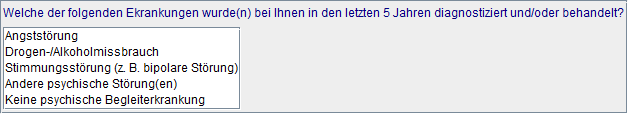 Begleiterkrankungen