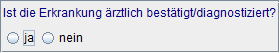 Bestätigte Diagnose