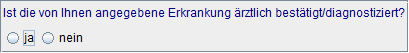 Bestätigte Diagnose