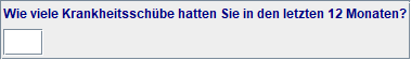 Krankheitsschübe