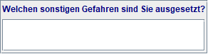 sonstige berufliche Gefahr