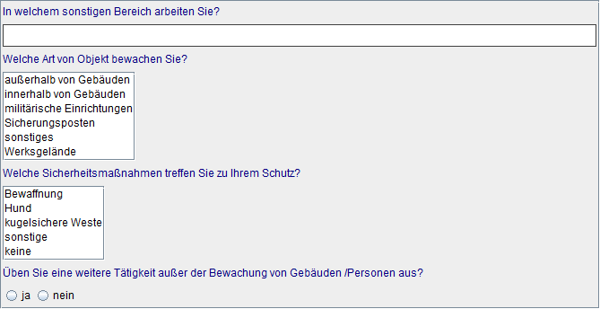 sonstiger Tätigkeitsbereich