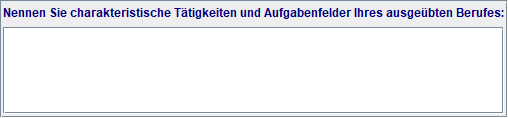 Tätigkeitsbeschreibung