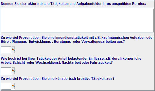 Tätigkeitsbeschreibung