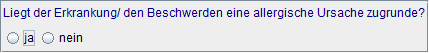 allergische Ursache