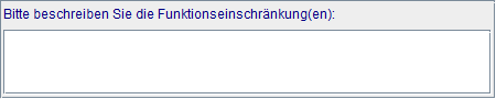 Funktionseinschränkung