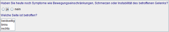 Folgen/Beschwerden