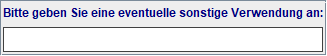 sonstige Verwendung