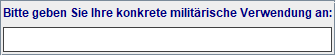 militärische Verwendung Unterstützungskompanie