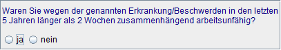 Arbeitsunfähigkeit