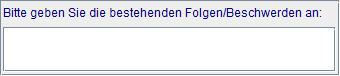 Folgen/Beschwerden