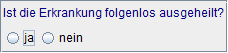 Folgenlose Ausheilung